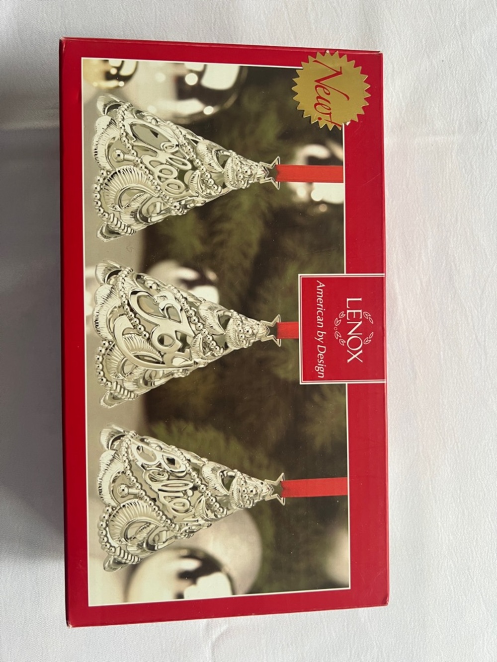 Lenox Red Box with White Branding and Labels